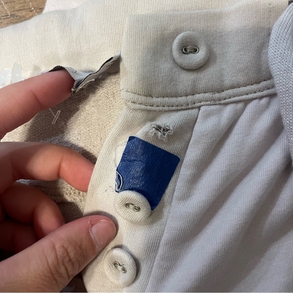 Adidas Stella McCartney Baby Pink Lightweight Button Up SweatPants C7 - Picture 3 of 4